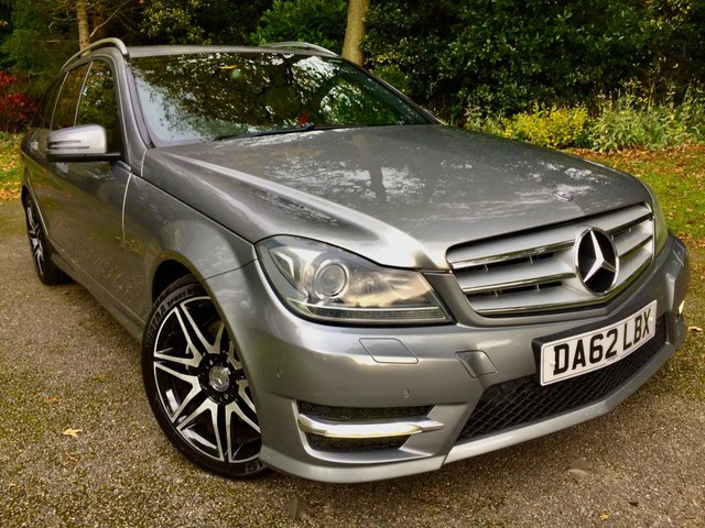 2012 62 Mercedes-Benz C-Class 3.0 C350 CDI BLUEEFFICIENCY AMG SPORT PLUS 5d AUTO 262 BHP FULL MERCEDES MAIN DEALER SERVICE HISTORY//REAR PARKING CAMERA//1/2 LEATHER /SUEDE HEATED SEATS //REMOVABLE TOWBAR-ONLY CARRIED BIKES//CRUISE CONTROL//SAT NAV//FRONT AND REAR PARK SENSORS//ELECTRIC FOLD MIRRORS AND FRONT SEATS