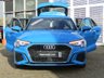 USED 2021 21 AUDI A3 1.5 SPORTBACK TFSI S LINE 5d 148 BHP Finished in eye catching TURBO BLUE with contrasting BLACK SPORTS LEATHER trim. This fantastic facelift model is dripping with tech and desirability. It combines a great interior with a refined driving experience. Features include Virtual Dash, Apple Play, Sat Nav, DAB radio, Rear Park Sensors, B/Tooth Cruise Control, Sports Leather, 2 Keys, 1 Owner, 18" Alloys and much more. Low mileage, 1 Owner, Still under Audi Warranty until 18/6/2024.