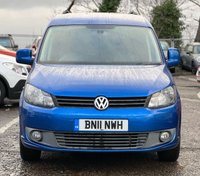 USED 2011 11 VOLKSWAGEN CADDY 1.6 C20 LIFE TDI 5d 101 BHP WELL LOOKED AFTER WITH FULL SERVICE HISTORY +   METALLIC BLUE PAINT +   15 INCH ALLOY WHEELS +   SPARE WHEEL +   WHEELCHAIR ACCESSIBLE +