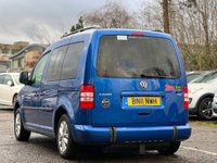 USED 2011 11 VOLKSWAGEN CADDY 1.6 C20 LIFE TDI 5d 101 BHP WELL LOOKED AFTER WITH FULL SERVICE HISTORY +   METALLIC BLUE PAINT +   15 INCH ALLOY WHEELS +   SPARE WHEEL +   WHEELCHAIR ACCESSIBLE +