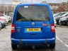 USED 2011 11 VOLKSWAGEN CADDY 1.6 C20 LIFE TDI 5d 101 BHP WELL LOOKED AFTER WITH FULL SERVICE HISTORY +   METALLIC BLUE PAINT +   15 INCH ALLOY WHEELS +   SPARE WHEEL +   WHEELCHAIR ACCESSIBLE +