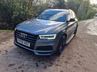 USED 2018 68 AUDI Q3 1.4 TFSI BLACK EDITION 5d 148 BHP ZERO DEPOSIT FINANCE AVAILABLE