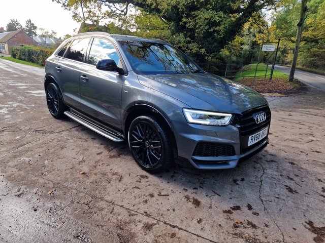 2018 68 Audi Q3 1.4 TFSI BLACK EDITION 5d 148 BHP