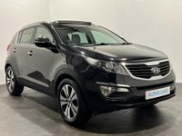 USED 2011 11 KIA SPORTAGE 1.7 CRDI 3 SAT NAV 5d 114 BHP Navigation, Full black leather, Glass slide panoramic roof