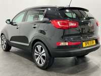 USED 2011 11 KIA SPORTAGE 1.7 CRDI 3 SAT NAV 5d 114 BHP Navigation, Full black leather, Glass slide panoramic roof