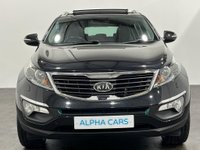 USED 2011 11 KIA SPORTAGE 1.7 CRDI 3 SAT NAV 5d 114 BHP Navigation, Full black leather, Glass slide panoramic roof