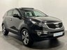 USED 2011 11 KIA SPORTAGE 1.7 CRDI 3 SAT NAV 5d 114 BHP Navigation, Full black leather, Glass slide panoramic roof
