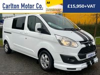 USED 2017 17 FORD TRANSIT CUSTOM 2.0 310 TDCi D/CAB LIMITED LOW  ROOF P/V YOU BE HARD PUSHED TO FIND BETTER!!
