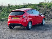 USED 2013 63 FORD FIESTA 1.0 TITANIUM 3d 100 BHP FRONT AND REAR SENSORS