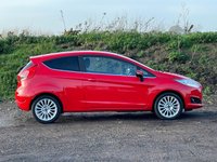 USED 2013 63 FORD FIESTA 1.0 TITANIUM 3d 100 BHP FRONT AND REAR SENSORS