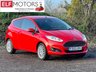USED 2013 63 FORD FIESTA 1.0 TITANIUM 3d 100 BHP FRONT AND REAR SENSORS