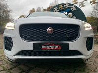 USED 2020 20 JAGUAR E-PACE 2.0 CHEQUERED FLAG 5d 178 BHP 2020 JAGUAR E-PACE R-DYNAMIC 2.0 DIESEL 'CHEQUERED FLAG EDITION' - MIRABEL PEARL WHITE METALLIC - FULL BLACK LEATHER INTERIOR - PANORAMIC GLASS ROOF - 1 PRIVATE OWNER - AUTOMATIC PADDLE-SHIFT GEARBOX - COST NEW IN EXCESS OF &pound;45,000.00