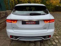 USED 2020 20 JAGUAR E-PACE 2.0 CHEQUERED FLAG 5d 178 BHP 2020 JAGUAR E-PACE R-DYNAMIC 2.0 DIESEL 'CHEQUERED FLAG EDITION' - MIRABEL PEARL WHITE METALLIC - FULL BLACK LEATHER INTERIOR - PANORAMIC GLASS ROOF - 1 PRIVATE OWNER - AUTOMATIC PADDLE-SHIFT GEARBOX - COST NEW IN EXCESS OF &pound;45,000.00