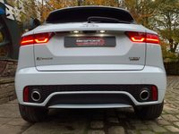 USED 2020 20 JAGUAR E-PACE 2.0 CHEQUERED FLAG 5d 178 BHP 2020 JAGUAR E-PACE R-DYNAMIC 2.0 DIESEL 'CHEQUERED FLAG EDITION' - MIRABEL PEARL WHITE METALLIC - FULL BLACK LEATHER INTERIOR - PANORAMIC GLASS ROOF - 1 PRIVATE OWNER - AUTOMATIC PADDLE-SHIFT GEARBOX - COST NEW IN EXCESS OF &pound;45,000.00