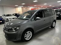USED 2015 64 VOLKSWAGEN TOURAN 1.6 SE TDI BLUEMOTION TECHNOLOGY 5d 103 BHP * PARK SENSORS * ALLOYS *  PRIVACY * AIR CON * 7 SEATS *