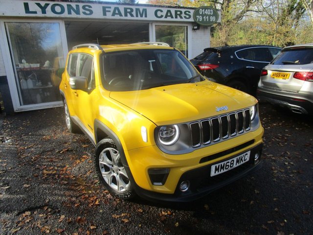 2018 68 Jeep Renegade 1.0 LIMITED 5d 118 BHP