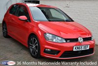 USED 2015 65 VOLKSWAGEN GOLF 1.4TSi R-LINE BLUEMOTION 3 DOOR 6-SPEED 150 BHP Nav / Bluetooth / Cruise / &pound;30 Tax