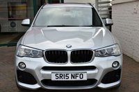 USED 2015 15 BMW X3 2.0d X-DRIVE M-SPORT 8-SPEED AUTO 190 BHP &pound;7,805 Factory Options Fitted