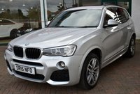 USED 2015 15 BMW X3 2.0d X-DRIVE M-SPORT 8-SPEED AUTO 190 BHP &pound;7,805 Factory Options Fitted