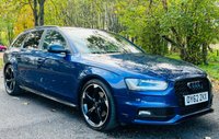 USED 2013 62 AUDI A4 2.0 AVANT TDI BLACK EDITION 5d 141 BHP SATELLITE NAVIGATION AUTOMATIC LEATHER INTERIOR HEATED FRONT SEATS