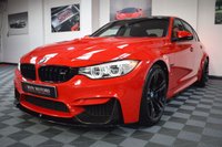 USED 2017 17 BMW M3 3.0 M3 4d 426 BHP ROSSO CORSA / M PERF EXHAUST