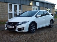 USED 2017 17 HONDA CIVIC 1.6 I-DTEC SR 5d 118 BHP www.suffolkcarcentre.co.uk - Located at Reydon