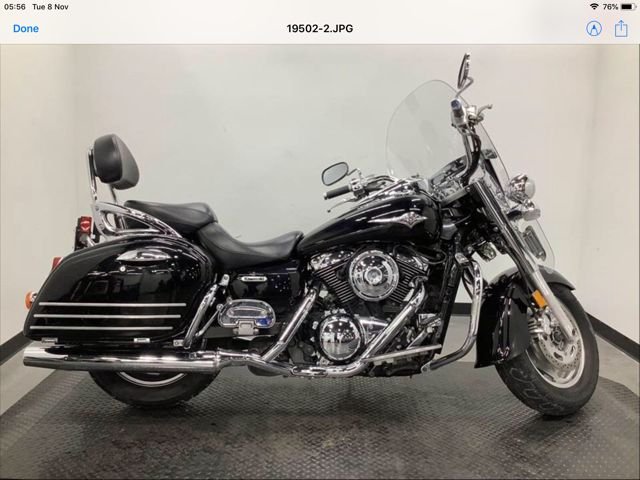 2007 56 Kawasaki Vn 1600 D7F Vulcan Nomad Custom Cruiser