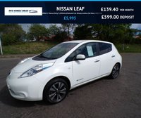 USED 2017 67 NISSAN LEAF 0.0 TEKNA 1 Owner,Only 10,000mls,Diamond Cut Alloys,Leather,Sat Nav,DAB,F.S.H,Ulez Compliant Black Leather,Diamond Cut Alloys,1 Owner,F.S.H