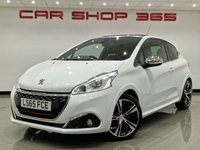 USED 2015 65 PEUGEOT 208 1.6 THP GTI PRESTIGE (208 PS) ( EURO 6 ) S/S 3DR + NAV + PAN ROOF + HEATED LEATHERS + MOOD LIGHTING + MULTIMEDIA + CRUISE + AIR CON + L.E.D.S + REVERSE PARK AID + 17
