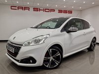 USED 2015 65 PEUGEOT 208 1.6 THP GTI PRESTIGE (208 PS) ( EURO 6 ) S/S 3DR + NAV + PAN ROOF + HEATED LEATHERS + MOOD LIGHTING + MULTIMEDIA + CRUISE + AIR CON + L.E.D.S + REVERSE PARK AID + 17