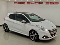 USED 2015 65 PEUGEOT 208 1.6 THP GTI PRESTIGE (208 PS) ( EURO 6 ) S/S 3DR + NAV + PAN ROOF + HEATED LEATHERS + MOOD LIGHTING + MULTIMEDIA + CRUISE + AIR CON + L.E.D.S + REVERSE PARK AID + 17