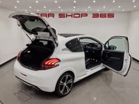 USED 2015 65 PEUGEOT 208 1.6 THP GTI PRESTIGE (208 PS) ( EURO 6 ) S/S 3DR + NAV + PAN ROOF + HEATED LEATHERS + MOOD LIGHTING + MULTIMEDIA + CRUISE + AIR CON + L.E.D.S + REVERSE PARK AID + 17