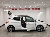 USED 2015 65 PEUGEOT 208 1.6 THP GTI PRESTIGE (208 PS) ( EURO 6 ) S/S 3DR + NAV + PAN ROOF + HEATED LEATHERS + MOOD LIGHTING + MULTIMEDIA + CRUISE + AIR CON + L.E.D.S + REVERSE PARK AID + 17