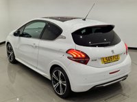 USED 2015 65 PEUGEOT 208 1.6 THP GTI PRESTIGE (208 PS) ( EURO 6 ) S/S 3DR + NAV + PAN ROOF + HEATED LEATHERS + MOOD LIGHTING + MULTIMEDIA + CRUISE + AIR CON + L.E.D.S + REVERSE PARK AID + 17