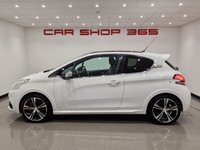 USED 2015 65 PEUGEOT 208 1.6 THP GTI PRESTIGE (208 PS) ( EURO 6 ) S/S 3DR + NAV + PAN ROOF + HEATED LEATHERS + MOOD LIGHTING + MULTIMEDIA + CRUISE + AIR CON + L.E.D.S + REVERSE PARK AID + 17