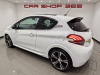 USED 2015 65 PEUGEOT 208 1.6 THP GTI PRESTIGE (208 PS) ( EURO 6 ) S/S 3DR + NAV + PAN ROOF + HEATED LEATHERS + MOOD LIGHTING + MULTIMEDIA + CRUISE + AIR CON + L.E.D.S + REVERSE PARK AID + 17