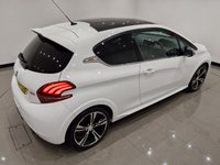 USED 2015 65 PEUGEOT 208 1.6 THP GTI PRESTIGE (208 PS) ( EURO 6 ) S/S 3DR + NAV + PAN ROOF + HEATED LEATHERS + MOOD LIGHTING + MULTIMEDIA + CRUISE + AIR CON + L.E.D.S + REVERSE PARK AID + 17