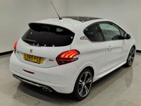 USED 2015 65 PEUGEOT 208 1.6 THP GTI PRESTIGE (208 PS) ( EURO 6 ) S/S 3DR + NAV + PAN ROOF + HEATED LEATHERS + MOOD LIGHTING + MULTIMEDIA + CRUISE + AIR CON + L.E.D.S + REVERSE PARK AID + 17