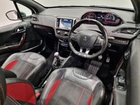 USED 2015 65 PEUGEOT 208 1.6 THP GTI PRESTIGE (208 PS) ( EURO 6 ) S/S 3DR + NAV + PAN ROOF + HEATED LEATHERS + MOOD LIGHTING + MULTIMEDIA + CRUISE + AIR CON + L.E.D.S + REVERSE PARK AID + 17