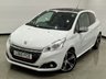 USED 2015 65 PEUGEOT 208 1.6 THP GTI PRESTIGE (208 PS) ( EURO 6 ) S/S 3DR + NAV + PAN ROOF + HEATED LEATHERS + MOOD LIGHTING + MULTIMEDIA + CRUISE + AIR CON + L.E.D.S + REVERSE PARK AID + 17