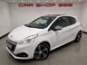 USED 2015 65 PEUGEOT 208 1.6 THP GTI PRESTIGE (208 PS) ( EURO 6 ) S/S 3DR + NAV + PAN ROOF + HEATED LEATHERS + MOOD LIGHTING + MULTIMEDIA + CRUISE + AIR CON + L.E.D.S + REVERSE PARK AID + 17