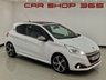 USED 2015 65 PEUGEOT 208 1.6 THP GTI PRESTIGE (208 PS) ( EURO 6 ) S/S 3DR + NAV + PAN ROOF + HEATED LEATHERS + MOOD LIGHTING + MULTIMEDIA + CRUISE + AIR CON + L.E.D.S + REVERSE PARK AID + 17
