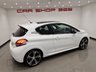 USED 2015 65 PEUGEOT 208 1.6 THP GTI PRESTIGE (208 PS) ( EURO 6 ) S/S 3DR + NAV + PAN ROOF + HEATED LEATHERS + MOOD LIGHTING + MULTIMEDIA + CRUISE + AIR CON + L.E.D.S + REVERSE PARK AID + 17