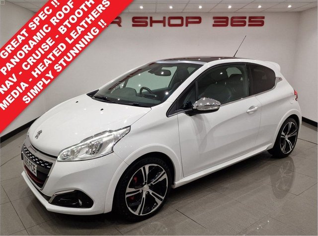 2015 65 Peugeot 208 1.6 THP GTI PRESTIGE (208 PS) ( EURO 6 ) S/S 3DR + NAV + PAN ROOF + HEATED LEATHERS + MOOD LIGHTING + MULTIMEDIA + CRUISE + AIR CON + L.E.D.S + REVERSE PARK AID + 17