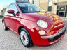 USED 2013 13 FIAT 500 1.2 LOUNGE 3d 69 BHP TIMING BELT+ &pound;30 ROAD TAX+CLEAN+WOW