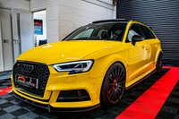 USED 2017 67 AUDI A3 2.0 S3 SPORTBACK TFSI QUATTRO BLACK EDITION 5d 306 BHP OZ + MAGRIDE + RES DELETE