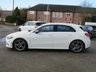 USED 2019 68 MERCEDES-BENZ A-CLASS 1.5 A 180 D AMG LINE EXECUTIVE 5d 114 BHP Finished in POLAR WHITE with contrasting FULL LEATHER ALCANTARA Trim. This New Shape A class certainly looks smart, with its slim lights and smooth body panels. There's plenty of room in the front and the back which will be great for the average family. Features include Virtual Dash, Full leather alcantara, Alloys, Sat Nav, Reversing Camera, DAB, B/Tooth and much more. Mercedes Dealer Serviced at 15452 miles, 35789 miles, and at 45001 miles (inc Auto Gearbox Oil) on 17/1/2022.