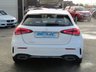 USED 2019 68 MERCEDES-BENZ A-CLASS 1.5 A 180 D AMG LINE EXECUTIVE 5d 114 BHP Finished in POLAR WHITE with contrasting FULL LEATHER ALCANTARA Trim. This New Shape A class certainly looks smart, with its slim lights and smooth body panels. There's plenty of room in the front and the back which will be great for the average family. Features include Virtual Dash, Full leather alcantara, Alloys, Sat Nav, Reversing Camera, DAB, B/Tooth and much more. Mercedes Dealer Serviced at 15452 miles, 35789 miles, and at 45001 miles (inc Auto Gearbox Oil) on 17/1/2022.
