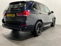 USED 2017 17 BMW X5 3.0 XDRIVE30D M SPORT 5d 255 BHP Striking Carbon Black,Spectacular Full Ivory White Leather,  High Specification M Sport Plus Package,