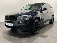 USED 2017 17 BMW X5 3.0 XDRIVE30D M SPORT 5d 255 BHP Striking Carbon Black,Spectacular Full Ivory White Leather,  High Specification M Sport Plus Package,